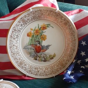 Lenox Robin boehm collector plate